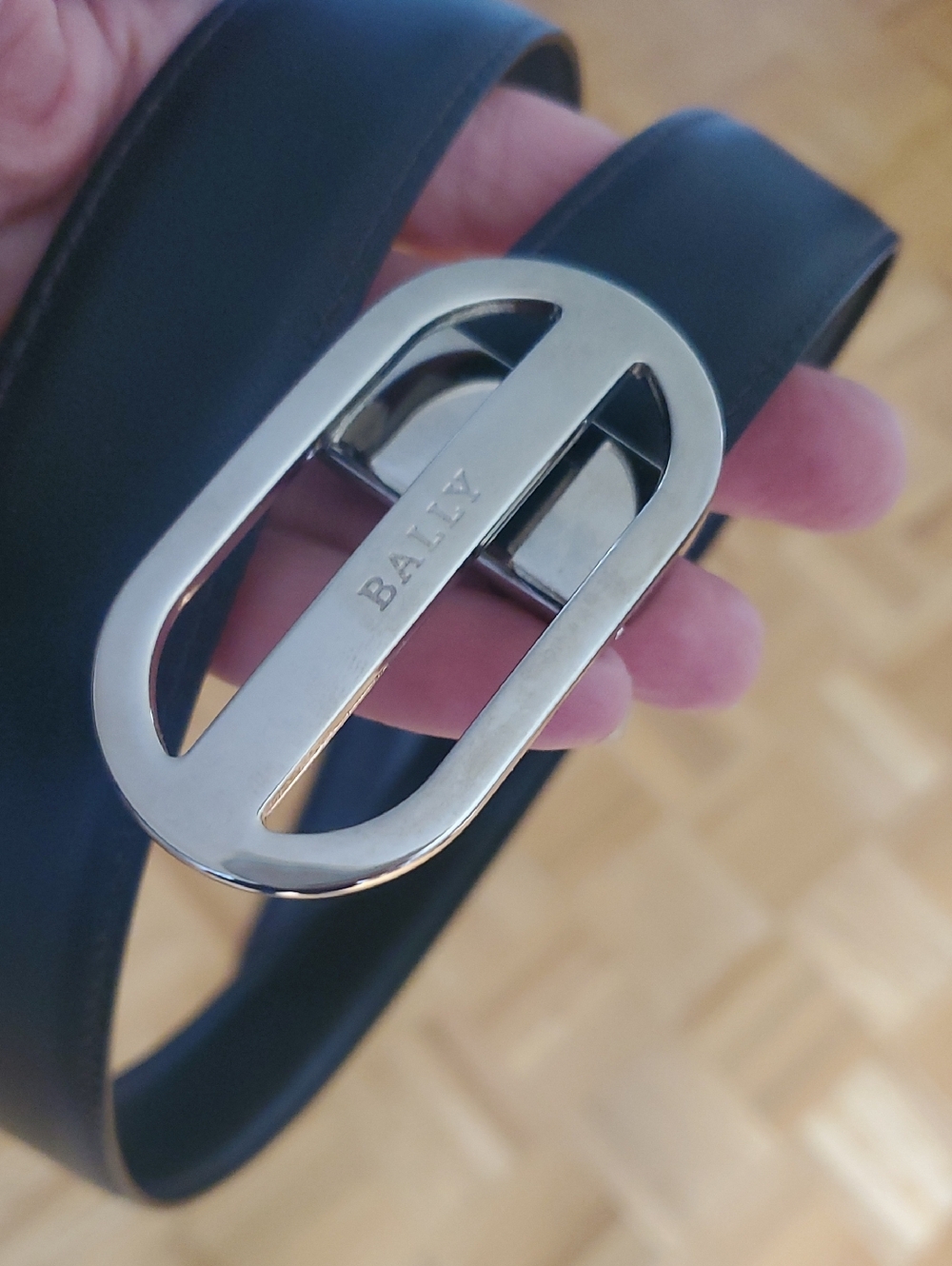 Bally Silver Belt Buckle